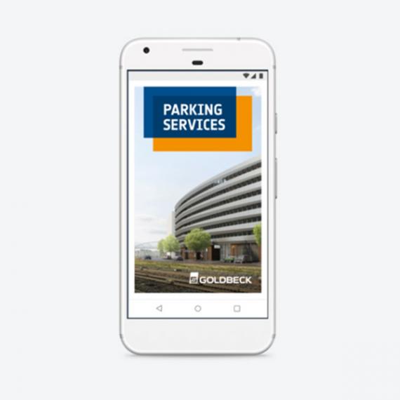 Parking App auf Handy